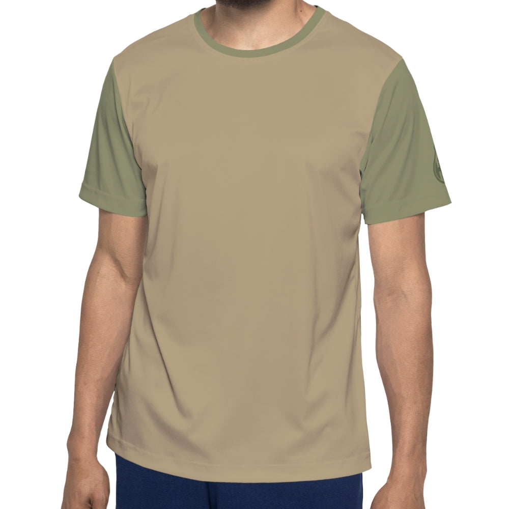 Brown Combo Tee