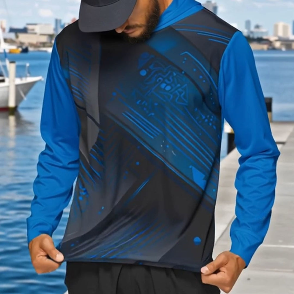 Blue Digital Camo