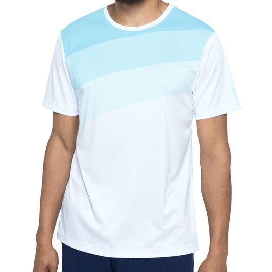 Light Blue Wave Tee